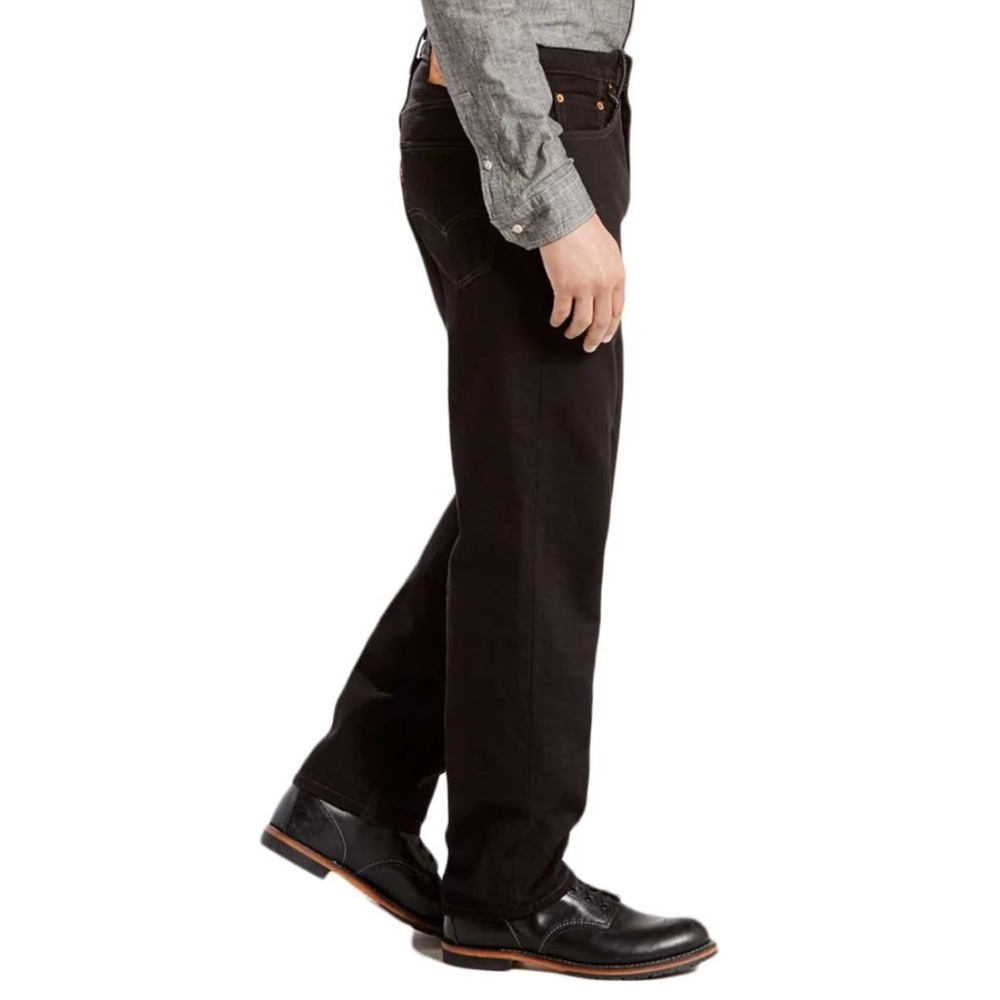 Levi's Black 550 Relaxed Jeans Timeless Style